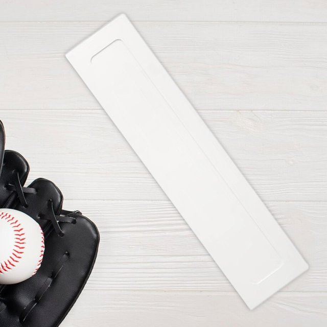 Binchi Outdoor Product Gummi-Baseball-Übungsbasis, Weiß - Bild 1
