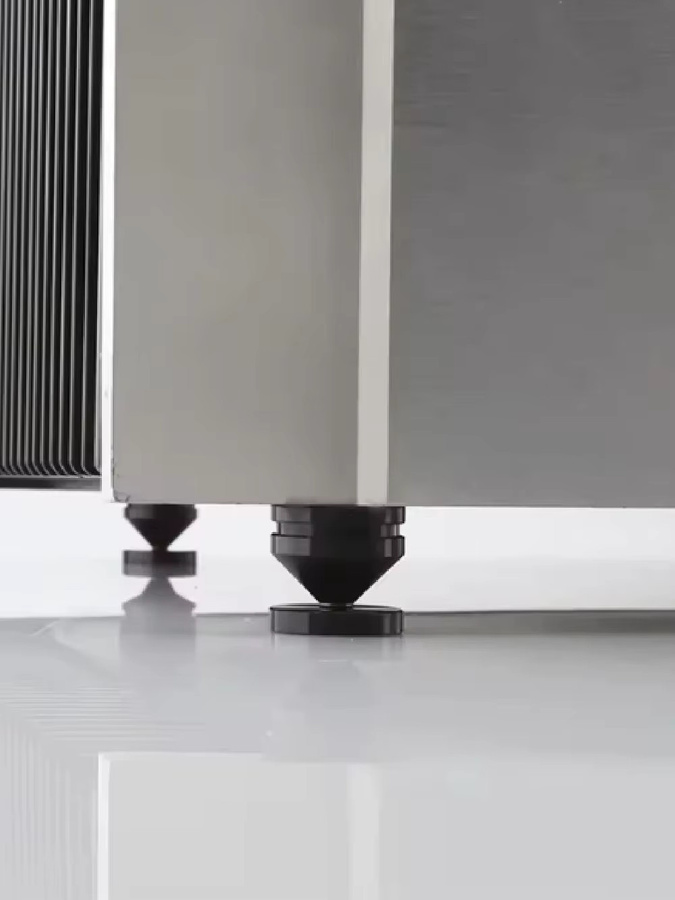 Pailvens Lautsprecherfüße 8er-Set aus ABS in Schwarz mit 16-Wege-Gummimatte für Subwoofer - Bild 3