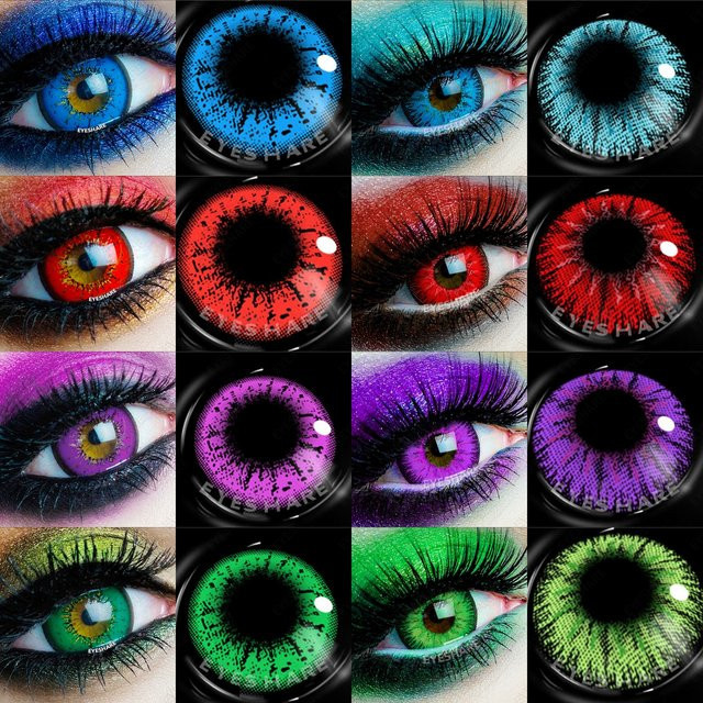 EYESHARE Farbige Kontaktlinsen, 2 Stück - Bild 1