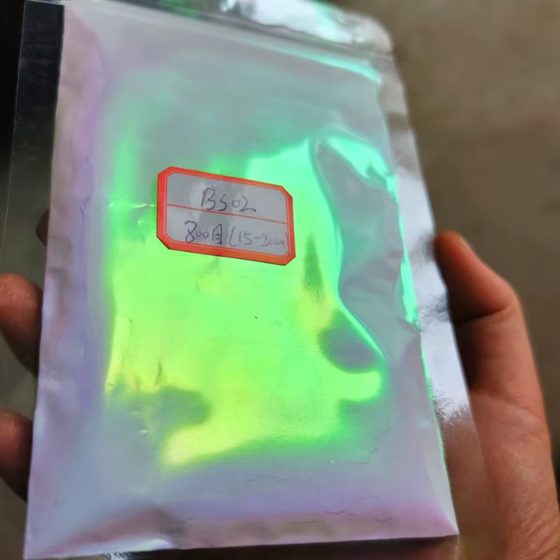 Leuchtendes Chamäleon-Pulver Aurora Weiß 800 Mesh Neon-Glimmer für Bastelarbeiten mit Silikon und Resin - Bild 2