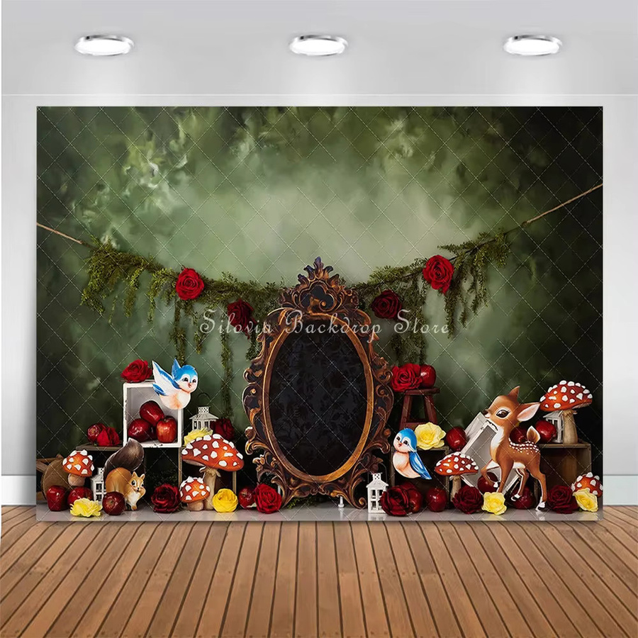 VIKAMA Märchen-Wandteppich für Kinderzimmer und Geburtstagsparty, Mehrfarbig, B: 125 cm, H: 100 cm - Bild 2