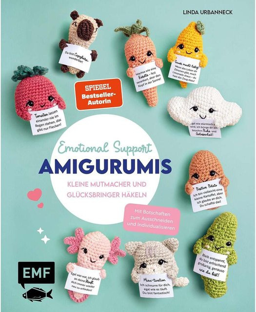 Emotional Support Amigurumis - Kleine Mutmacher und Glücksbringer häkeln - Bild 1