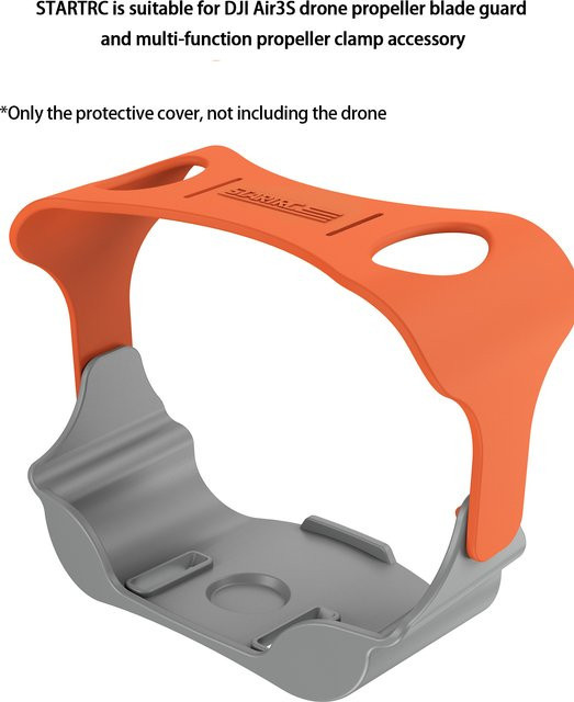 DJI AIR3S und AIR3 Propellerblattfessel in Orange, beschädigungssicheres Zubehör mit festen Kabelbindern - Bild 1