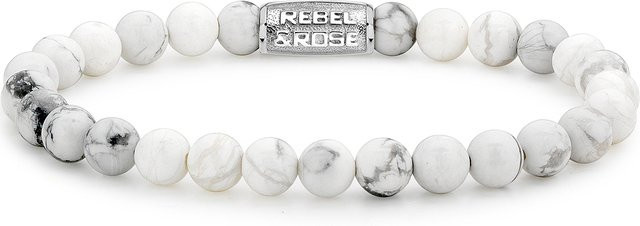 Rebel & Rose Armband, Edelstahl, Weiß, Damen - Bild 1