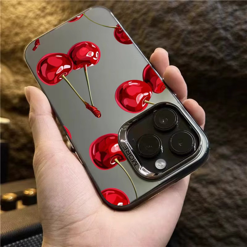 Stoßfeste TPU Handyhülle mit Rote Kirsche Design für Xiaomi Redmi Note 14 13 12 Pro Plus 5G 12S 11 10 14C 13C 4G - Bild 3