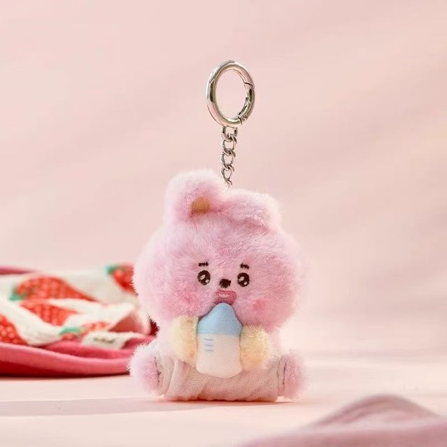 BT21 Plüschpuppe COOKY Neugeborenen-Version, pink - Bild 1