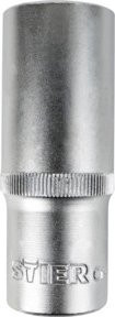 STIER Tiefbett-Sechskant-Steckschlüsseleinsatz 1/4" SW 4 mm aus Edelstahl in Silber - Bild 1