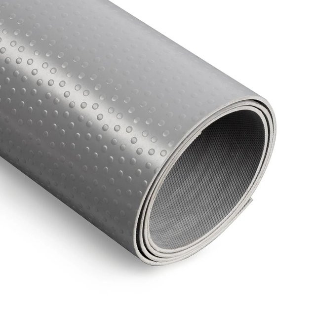 Karat PVC-Bodenbelag Dots Grau modern und geometrisch B/T: 120 x 250 cm - Bild 1