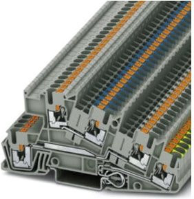 Phoenix Contact Installationsschutzleiterklemme PTI 2,5-PE/L/N Grau 50 Stück - Bild 1