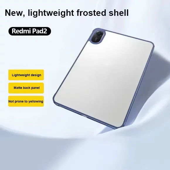 Matte Tablet-Hülle für Xiaomi Poco Pad, Redmi Pad und Xiaomi Pad Pro in Schwarz - Bild 1