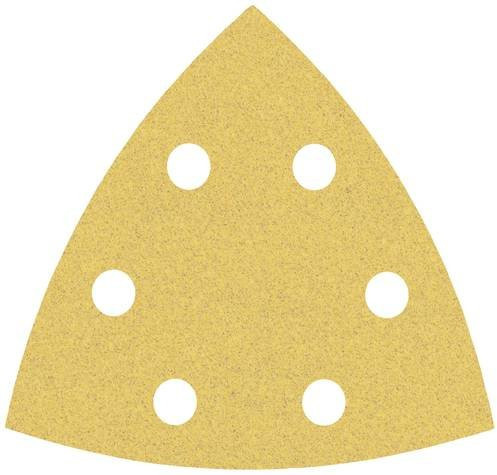 Bosch Expert C470 Deltaschleifpapier gelocht Körnung 100, 5 Stück, B: 9,3 cm x B: 9,3 cm - Bild 1