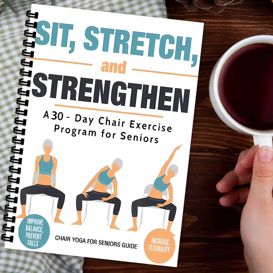 Yoga-Buch für Senioren mit Balanceübungen und Stuhl-Yoga als Softcover in Mehrfarbig - Bild 2