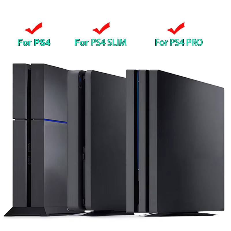 TECTINTER Kühlhalterung für PlayStation PS4, PS4 Pro und PS4 Slim, vertikaler Ständer in Schwarz - Bild 2