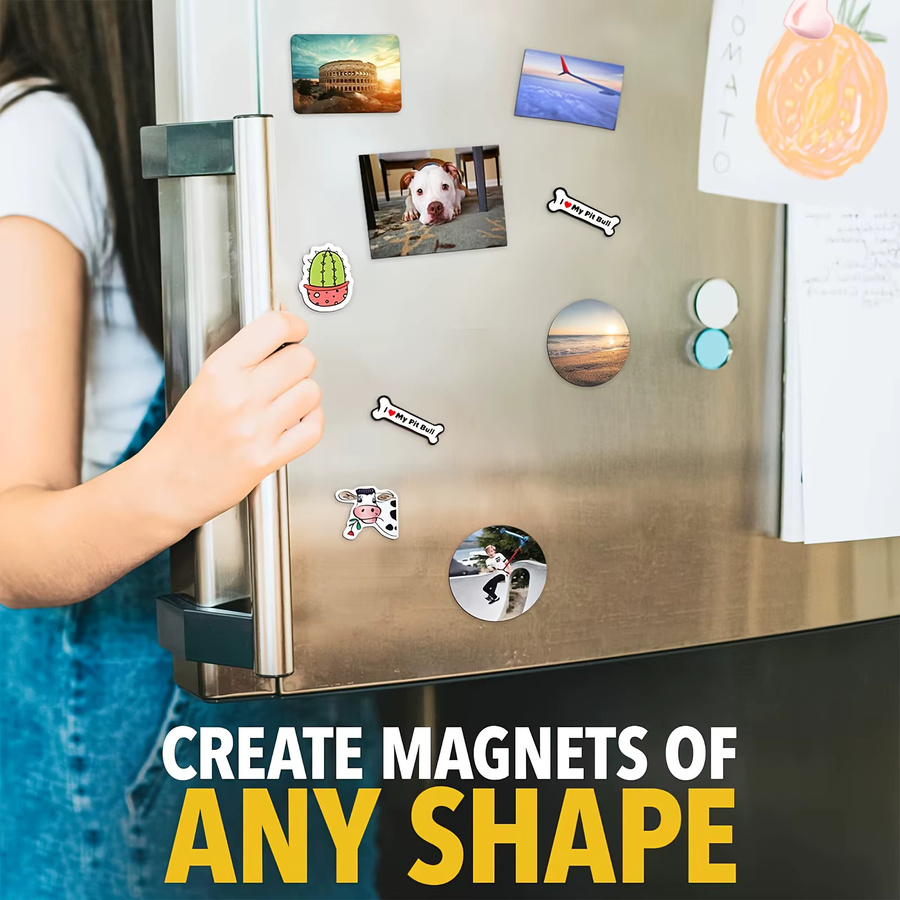 HUSPER Magnetisches Fotopapier Glänzend Weiß, 10 Blatt, B: 15,2 cm, H: 10,2 cm, für Tintenstrahldrucker - Bild 5