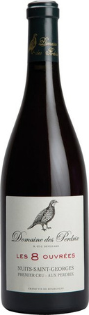 Domaine des Perdrix Les 8 Ouvrées, Nuits-Saint-Georges 1er Cru AOP, Pinot Noir, trocken, Burgund, 2020, Rotwein, 0,75 l