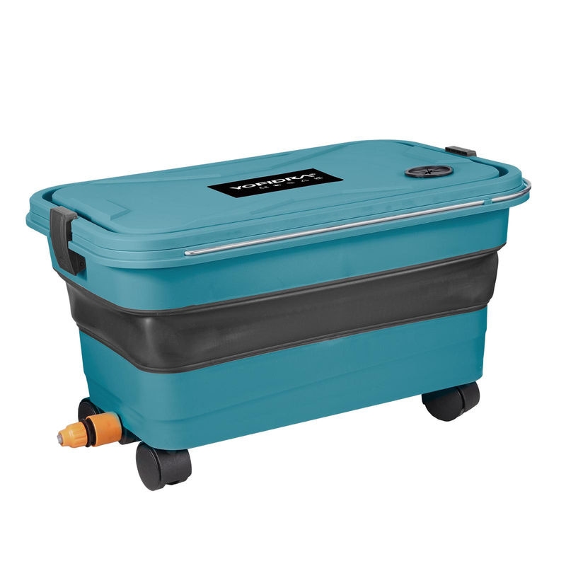YOFIDRA 6 in 1 Hochdruck Autowaschpistole Set mit 22L faltbarem Wassertank, 5 m Wasserschlauch und 2 Akkus für Makita 18V - Bild 5