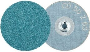PFERD TOOLS COMBIDISC Zirkon Schleifblatt CD Ø 50mm Z60 für gehärteten Stahl, Farbe: Türkis - Bild 1