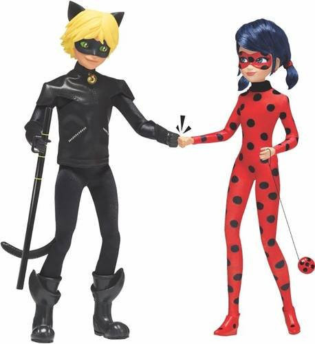 Bandai Miraculous Ladybug und Cat Noir, Actionfiguren, ab 4 Jahren - Bild 1