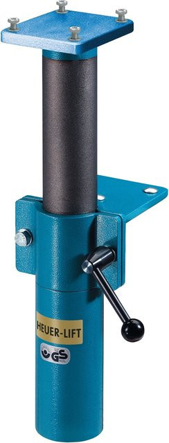 HEUER Lift für Schraubstock, stufenlos verstellbar, für 120 mm Schraubstock, Blau - Bild 1