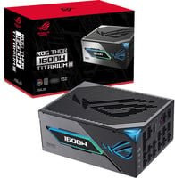 Asus ROG Thor 1600W Titanium III EVO PC-Netzteil in Schwarz mit 80 Plus Titanium Zertifizierung und USB-C Anschluss - Bild 1