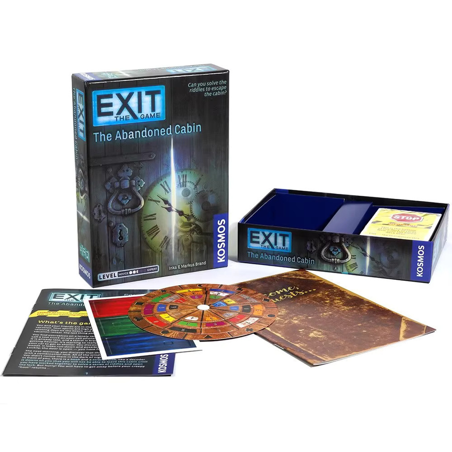 EXIT The Abandoned Cabin, Escape-/Krimispiel, Strategiespiel, 1–4 Spieler - Bild 2