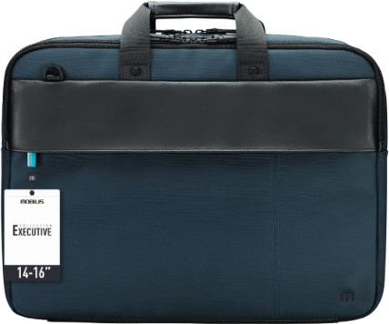 Mobilis Executive 3 Notebooktasche Aktenkoffer für 16 Zoll in Schwarz-Blau - Bild 1