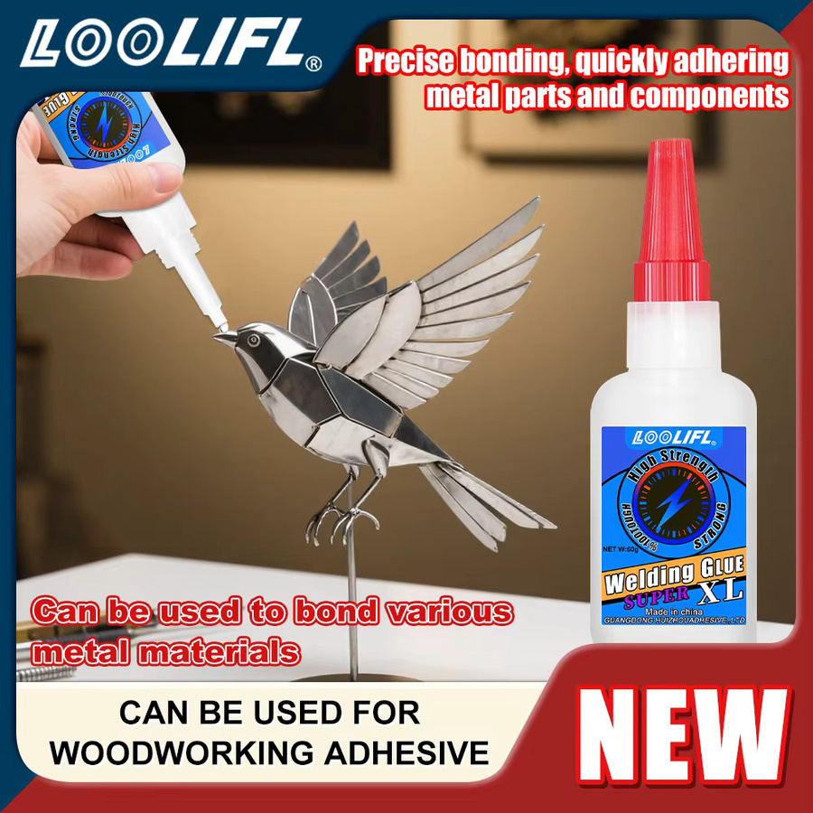 LOOLIFL Epoxidharz-Mehrzweckkleber, hochfester Instant-Schnellschweiß-Kleber, transparent, 20 ml - Bild 2