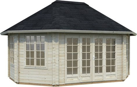 Palmako Holz-Pavillon Hanna achteckig transparent B/T/H: 571 x 421 x 371 cm - Bild 3