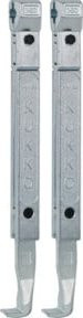 KUKKO Abzugarm in Silber, Spanntiefe max. 250 mm, Spannweite 90-120 mm, passend für Abzieher 40008 - Bild 1