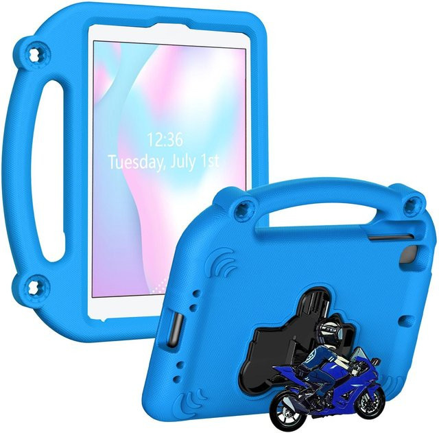 Stoßfeste EVA-Schaumstoff Schutzhülle mit integriertem Ständer für iPad Mini 1 2 3 4 5 in Blau - Bild 1
