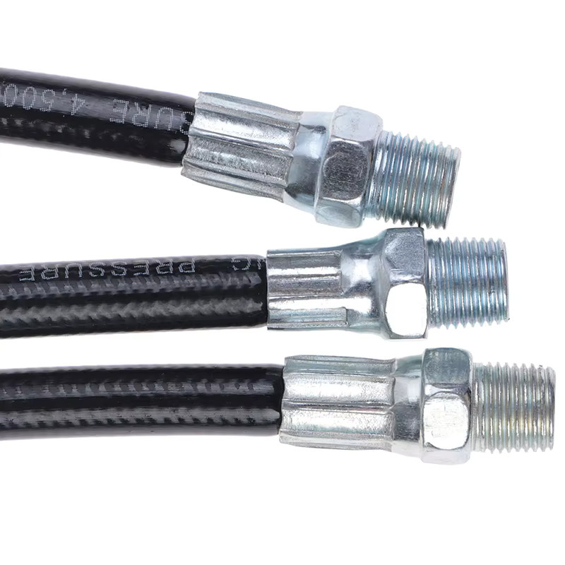 HELTC Hochleistungs-Hochdruck-Fettpresse mit langer Verlängerung und flexiblem Fettschlauch für Auto und Hydraulikwerkzeuge - Bild 3