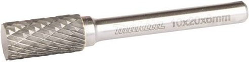 Makita Frässtift Zylinder Hartmetall in Silber Ø 10mm, Arbeitslänge 20mm, Schaftdurchmesser 6mm - Bild 1