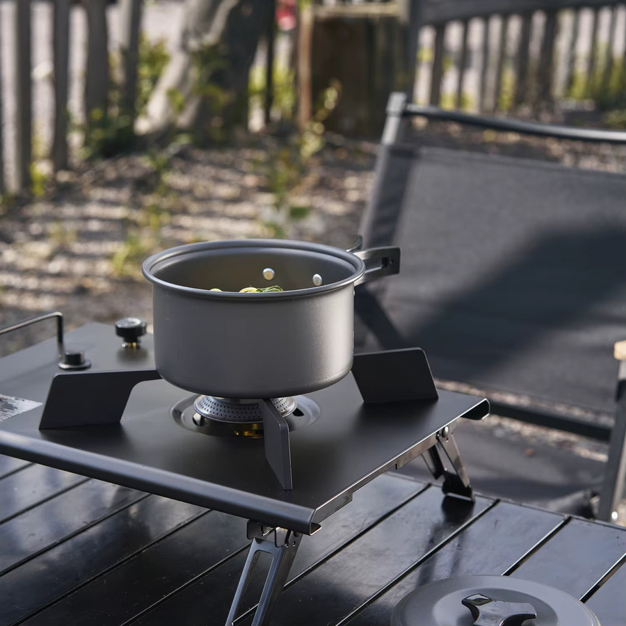 Pandatour Camping IGT Tischofen elektrischer Picknick-Kocher aus Edelstahl in Silber und Schwarz, tragbarer Outdoor-Kocher für den Tischbereich - Bild 3