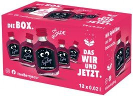 Kleiner Feigling Red Berry Sour, Wodka, 12 x 0,2 l