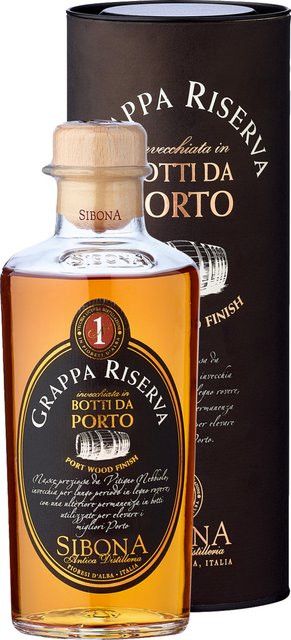 Sibona Grappa Riserva Botti da Porto, Italien, 40% Vol., 0,5 l - Bild 1