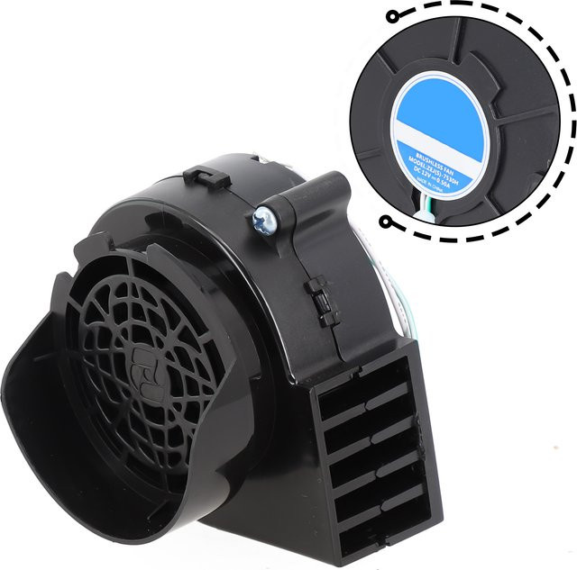 LEENKEA Ersatz-Lüftermotor für aufblasbare Dekorationen, 12V 0,5A, Schwarz - Bild 1