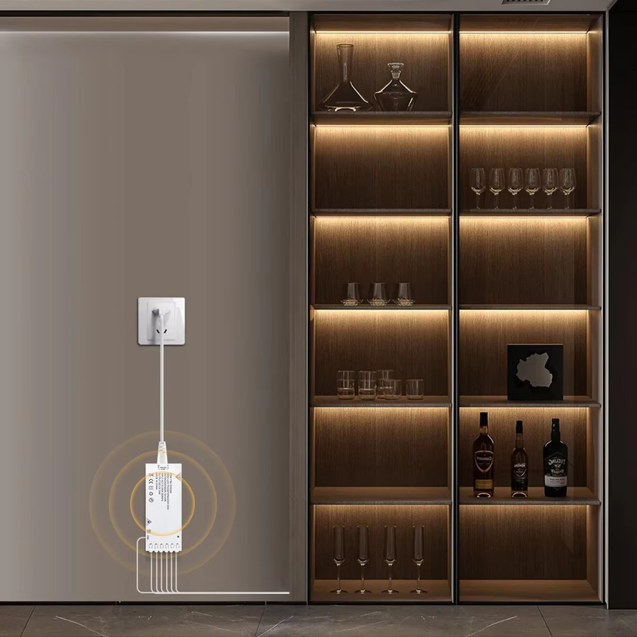 LED-Treiber für Schrankleuchtenstreifen 24W, Netzteil für DC12V Beleuchtung, Farbe Weiß - Bild 2