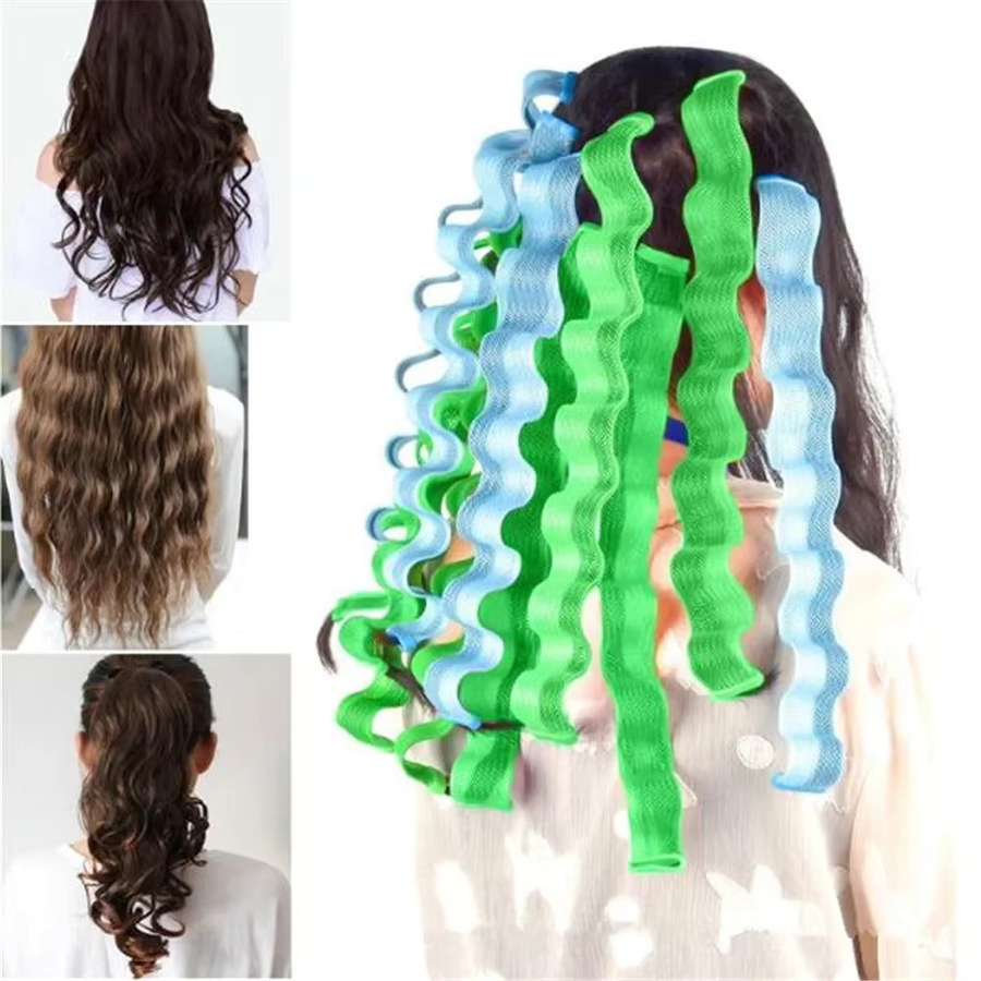 Heatless Lockenwickler Set, 12 Stück, Haar Styling Werkzeuge - Bild 4
