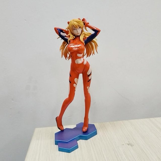 Fashnics Neon Genesis Evangelion Asuka Langley Ayanami Rei Version, Anime Figur, Mädchen, 32cm - Bild 1