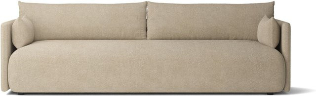 Audo Offset 3-Sitzer Sofa in Beige mit Stoffbezug - Bild 1