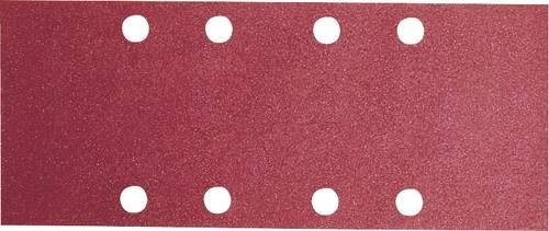 Bosch Schleifblatt gelocht Körnung 120 für Exzenterschleifer, 10 Stück, B: 230 mm x H: 93 mm, Farbe: Rot - Bild 1