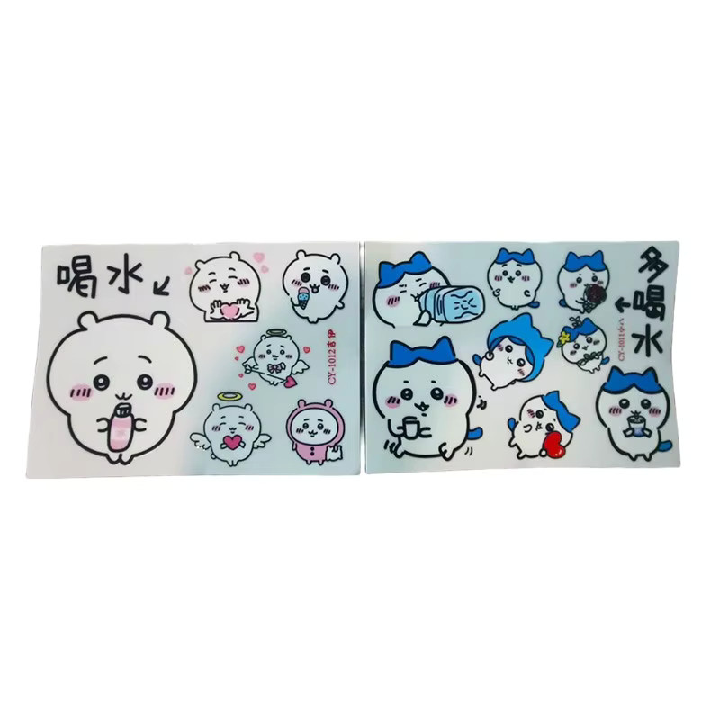 Bandai Hachiware Transferaufkleber mit Cartoon-Motiv, wasserfeste DIY UV-Aufkleber in Multicolour für Tassen, Laptop und Handy - Bild 2