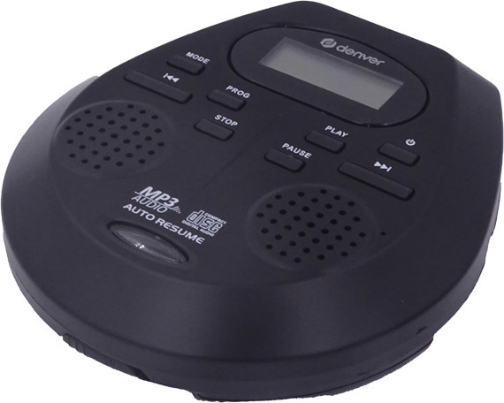 Denver DMP-395B Tragbarer CD-Player Schwarz - Bild 1