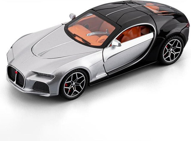 Linyi toy car Bugatti Atlantic Supersportwagen, Modellauto, 1:32, Metall, ab 14 Jahren - Bild 1