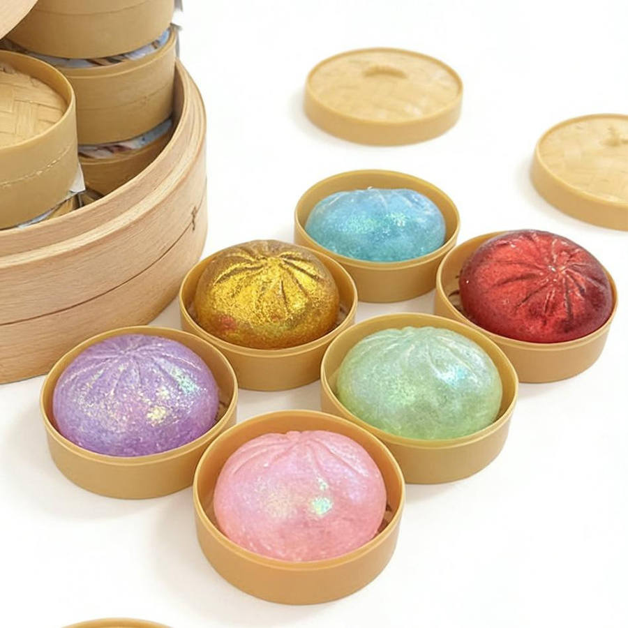 Yiran toy 1 Bunte Knödel Squishy Stressbälle - Bild 3