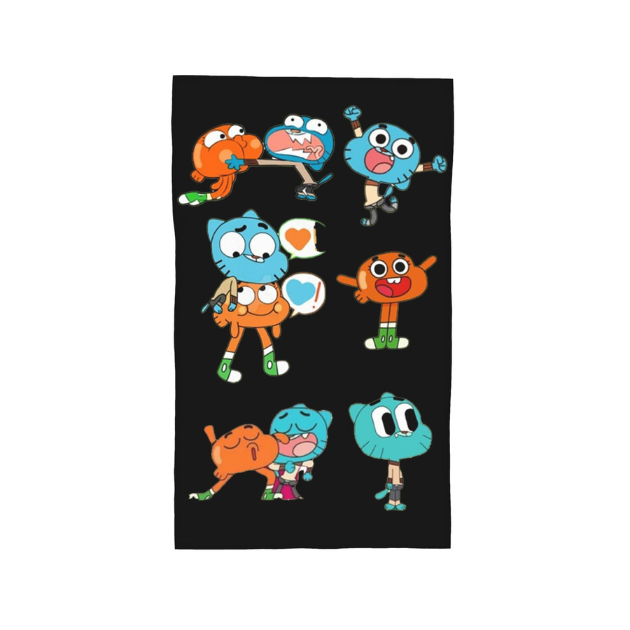 gumball Gesichtstuch aus Baumwolle, schnelltrocknend und atmungsaktiv, multicolor, B: 40 cm, H: 60 cm - Bild 4