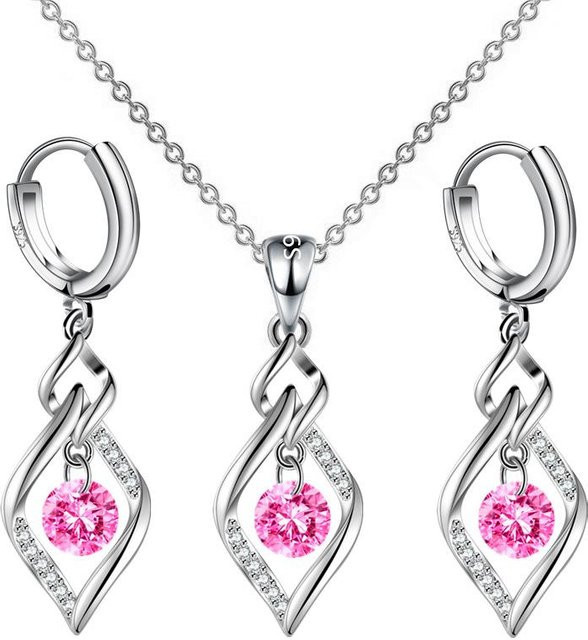 Ohrring Set 925 Silber, Zirkonia, Damen - Bild 1