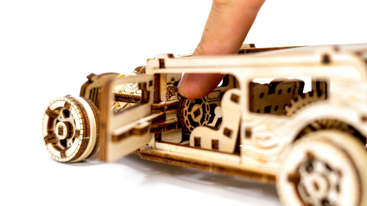 Revell Tiny Adventures Hot Rod Holz Automodell Bausatz - Bild 2