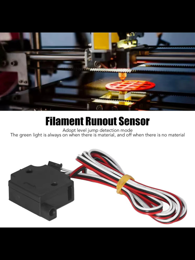 Aibecy Filament-Ausfall-Erkennung und Sensormodul für FDM-3D-Drucker in Schwarz - Bild 7
