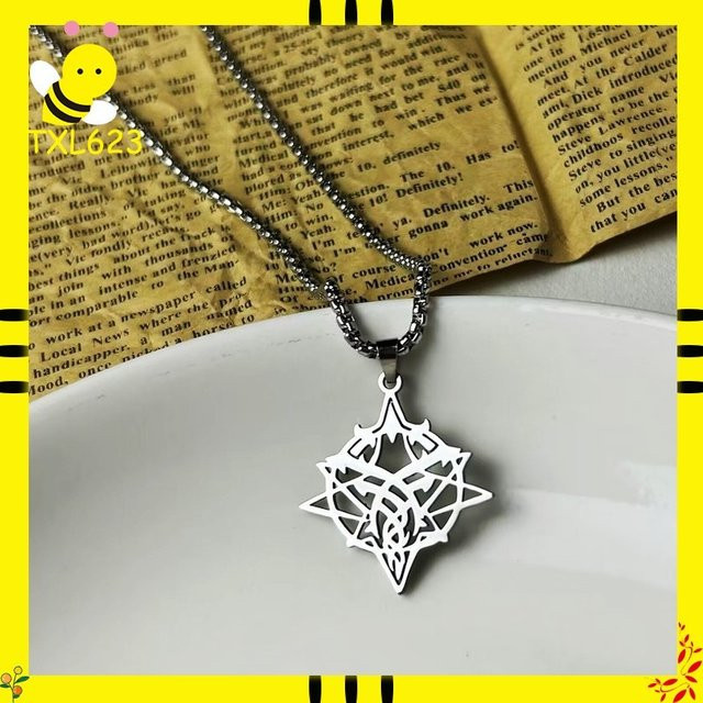 Bandai Halskette Edelstahl, Silber, Unisex - Bild 1